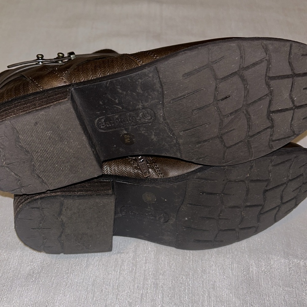 BareTraps Women’s Brown Ankle Booties w/ Design all along the side Size 8 - Picture 14 of 14